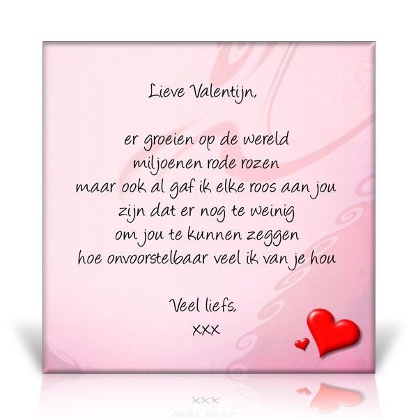 Wat Schrijf Je Op Een Valentijnskaart