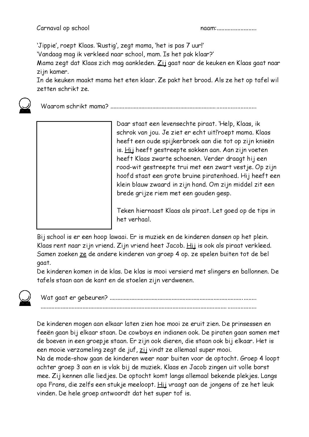 Teksten Begrijpend Lezen Groep 7