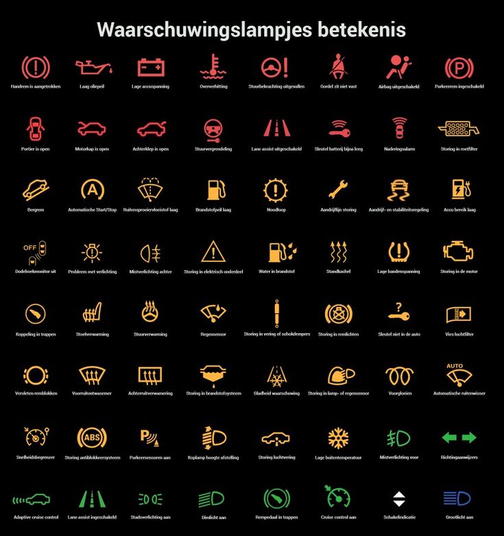 Wat Betekent Oranje Lampje Auto