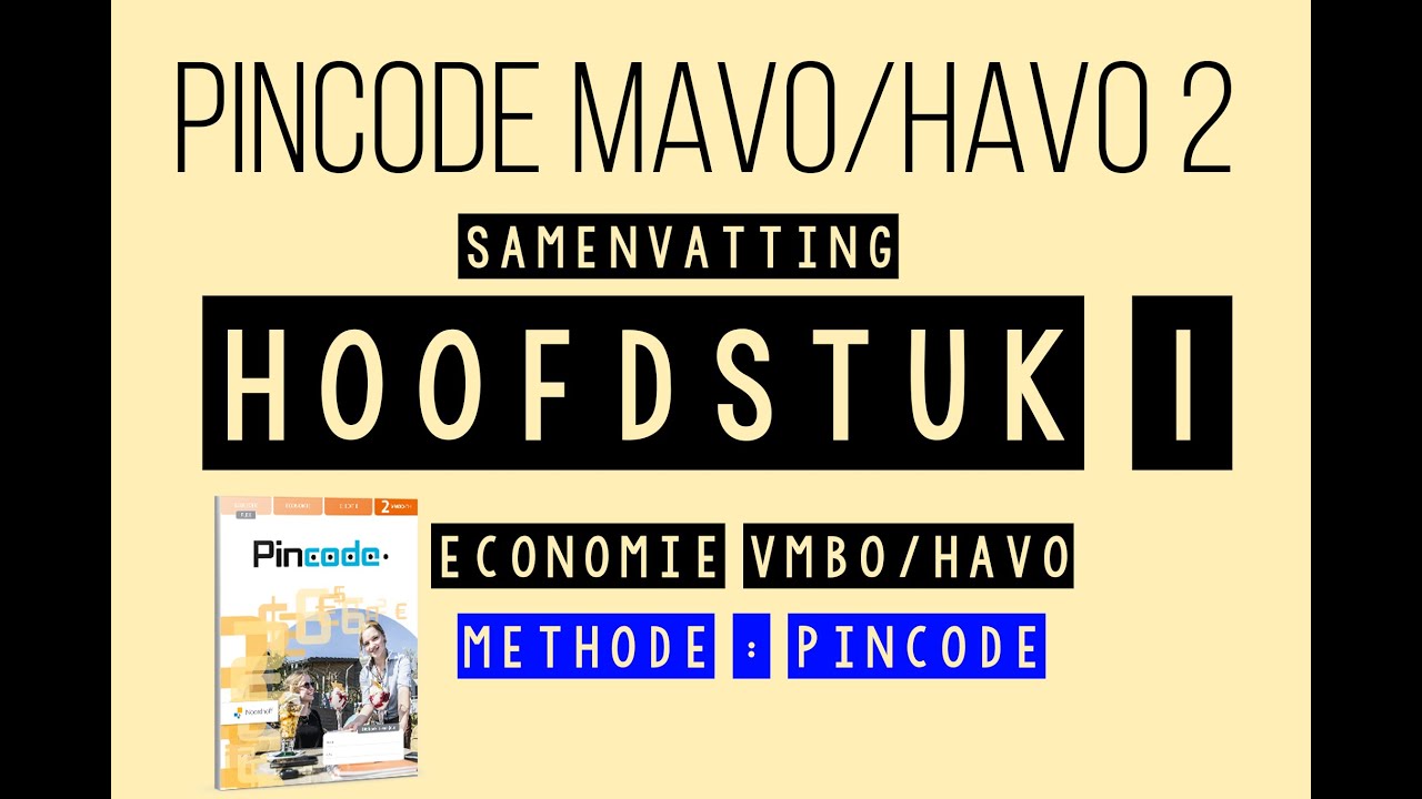 PINCODE VMBO TH/HAVO 2 Hoofdstuk 1 : Wat heb je nodig? (6e editie - Pincode 7e Editie Antwoorden Vmbo-gt 4 Hoofdstuk 7