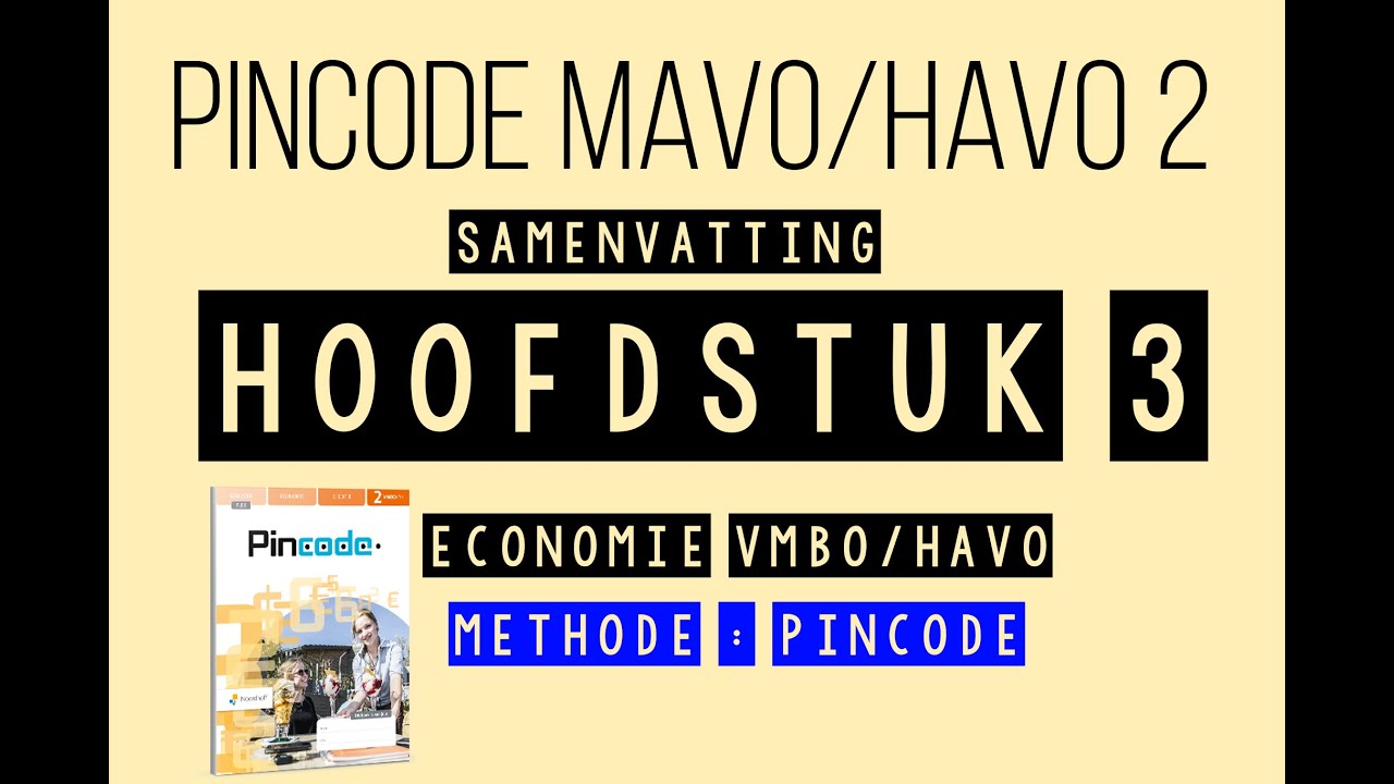 PINCODE VMBO TH/HAVO 2 Hoofdstuk 3 : Aan het werk? (6e editie Noordhoff - Antwoorden Chemie Havo 3 Noordhoff