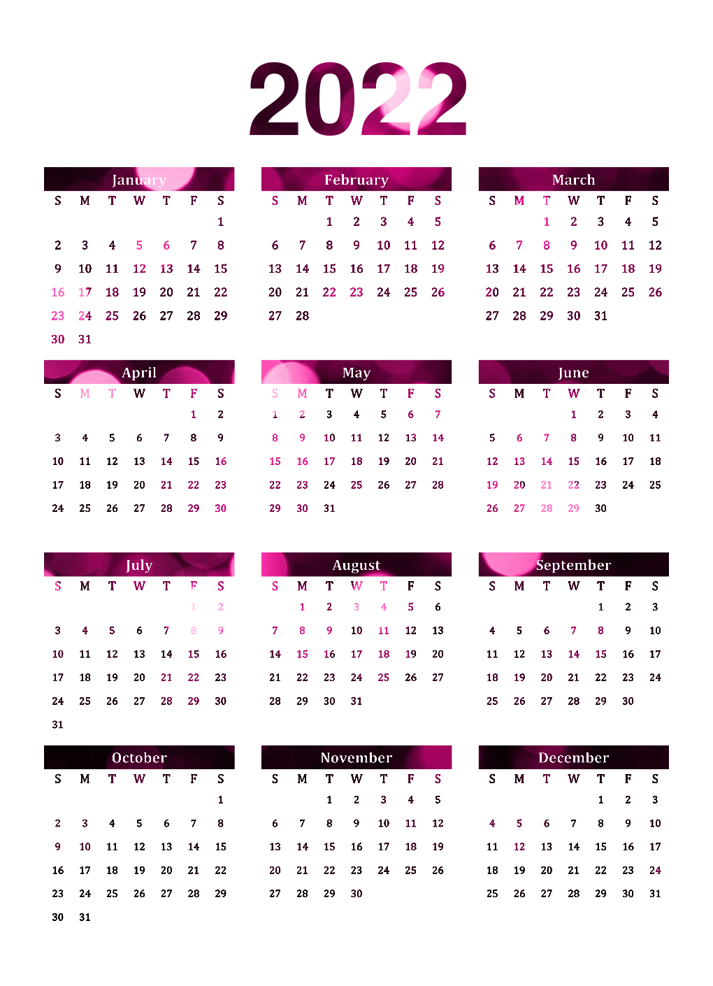 Pink Calendar 2022 PNG Image - PNG All | PNG All - Wanneer Begint De Lente 2022