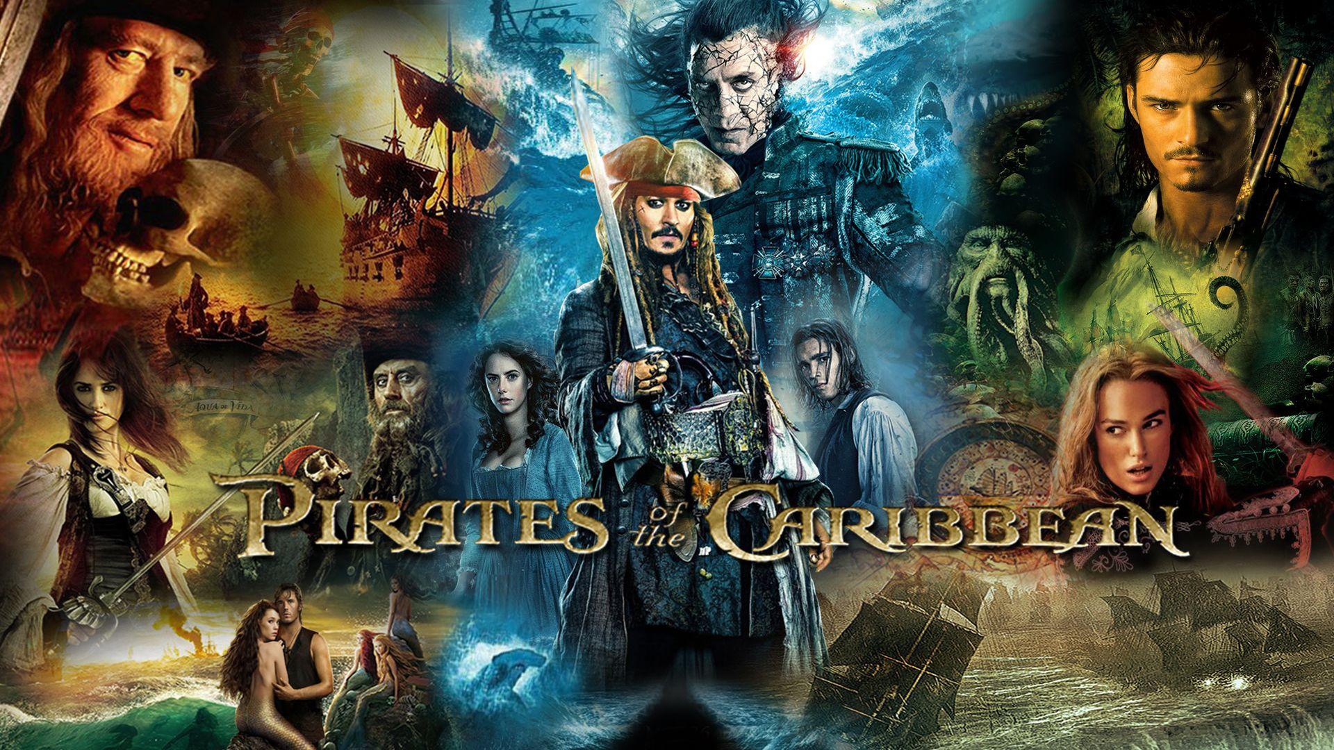Pirate Films Wallpapers - Wallpaper Cave - All The Movies Of Pirates Of The Caribbean