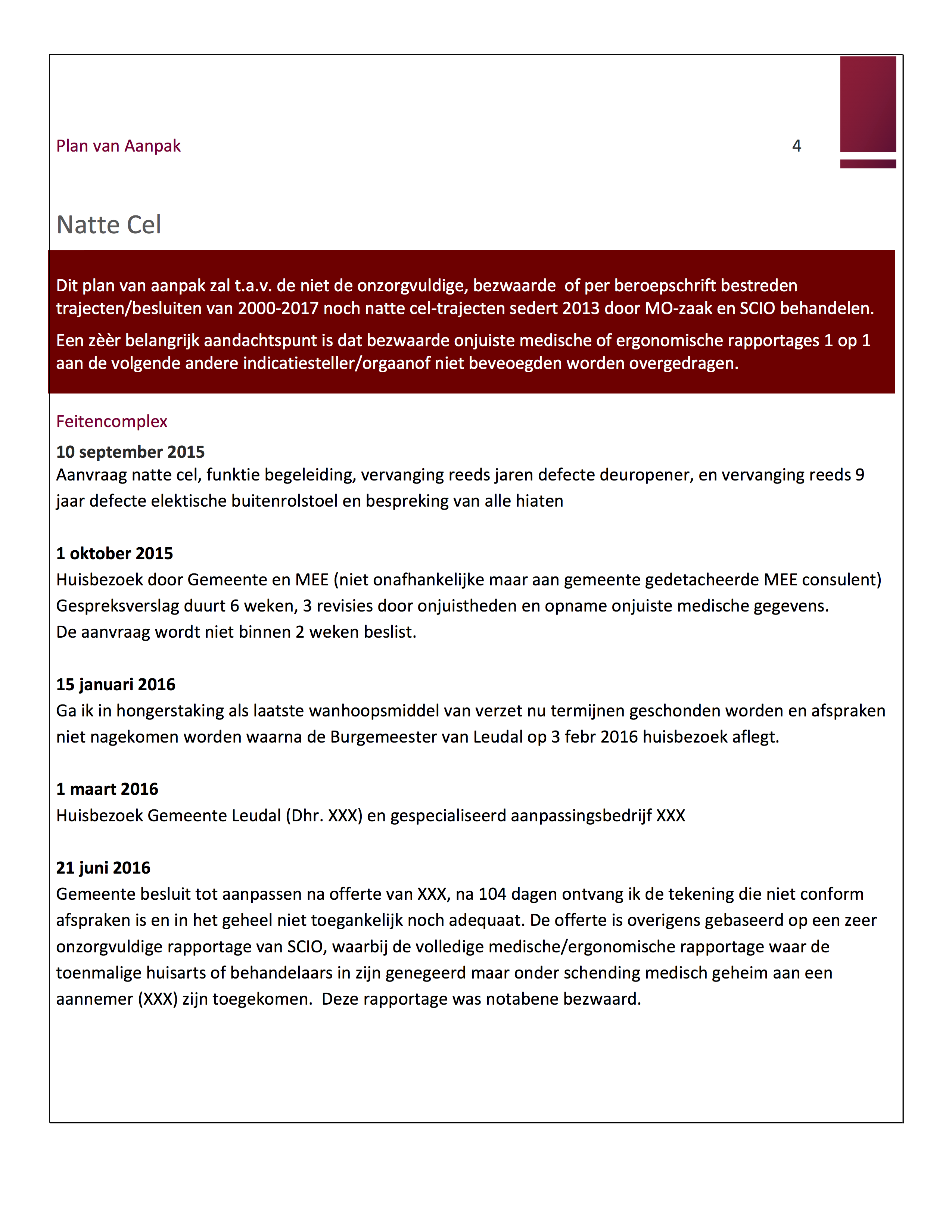 Plan van Aanpak – Doofpot WMO Leudal - Eenvoudig Plan Van Aanpak Voorbeeld