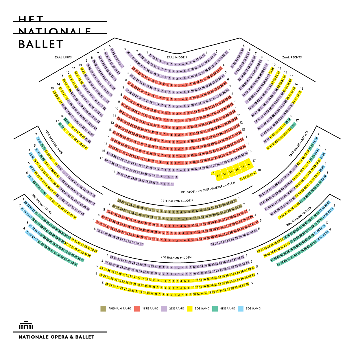 Plattegrond van het theater: vind je zitplaats - Deze Afgesloten Zitplaats Is De Beste Plaats In Het Theater