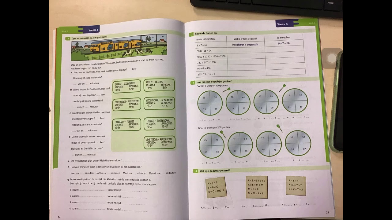 Pluswerkboek Wereld in Getallen groep 6 blok 3 week 4 - YouTube - Wereld In Getallen Groep 6