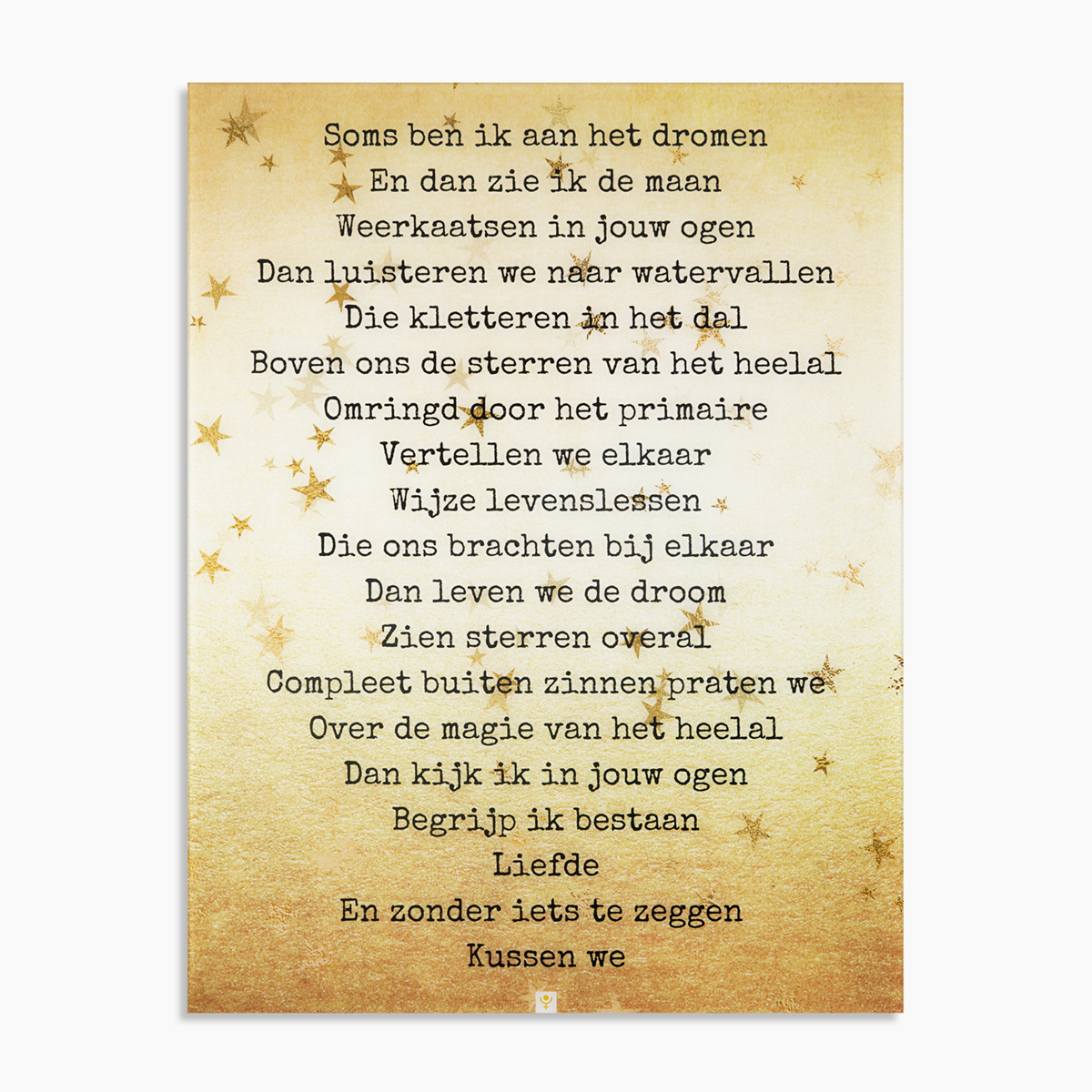 Poetry Painting "Liefde" - Yvonne van Galen - Gedichten In Engels Over Liefde