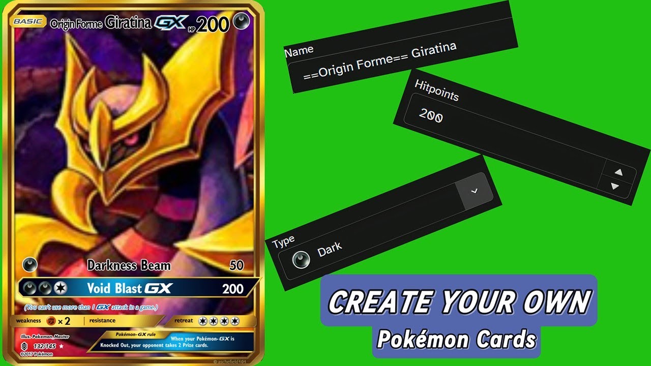 Pokecardmaker.net - How to create your very own Pokémon Card - YouTube - Maak Je Eigen Pokemon Kaart