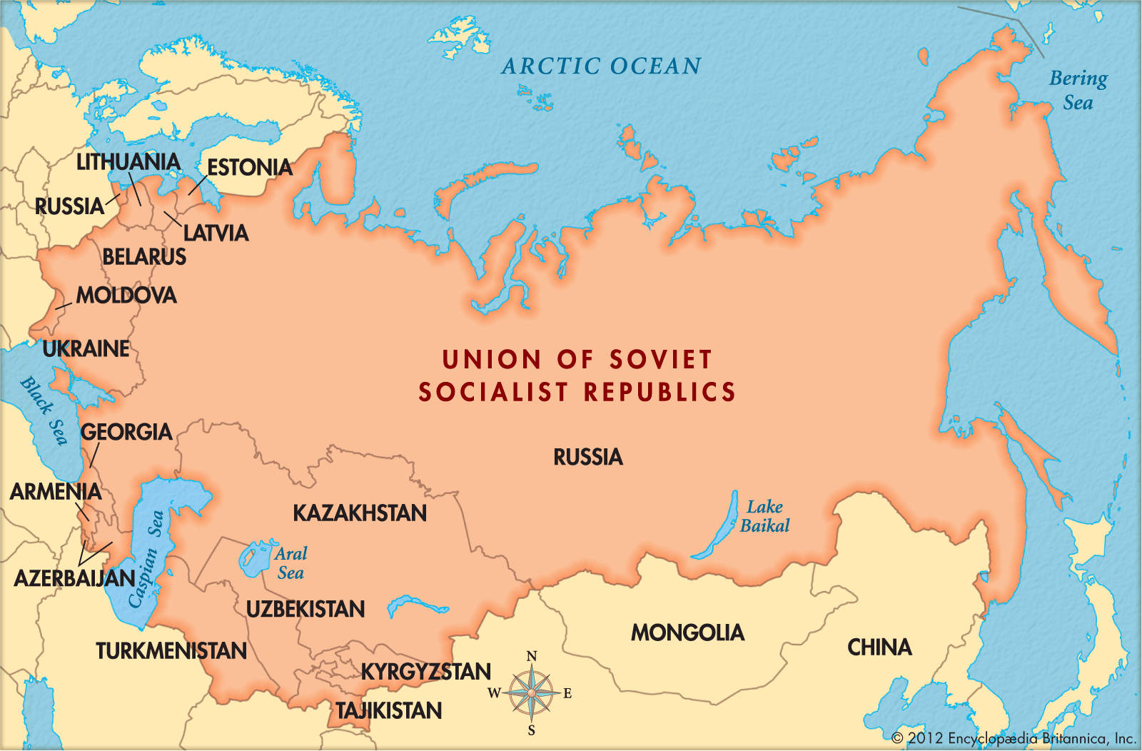 Political Map Of Soviet Union Nations Online Project, 60% OFF - Wanneer Viel De Sovjet Unie