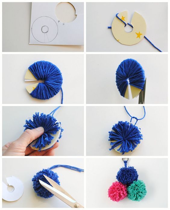 Pom Pom Maken Met Karton