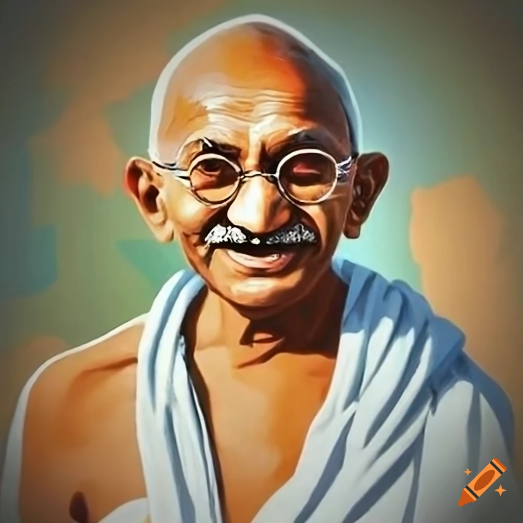 Portrait of mahatma gandhi and lal bahadur shastri on Craiyon - Zoon Indira Gandhi Die Haar Opvolgde