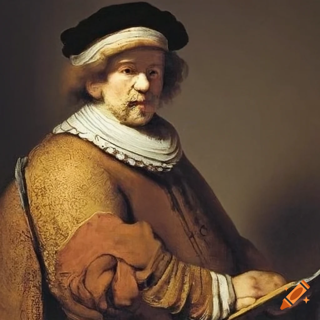 Portrait of rembrandt harmenszoon van rijn on Craiyon - Hoe Heet De Zoon Van Rembrandt Van Rijn