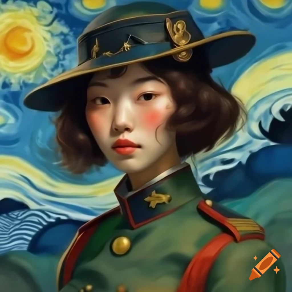 Portrait of vincent van gogh in belgian customs uniform, inspired by - Welk Oor Sneed Van Gogh Af