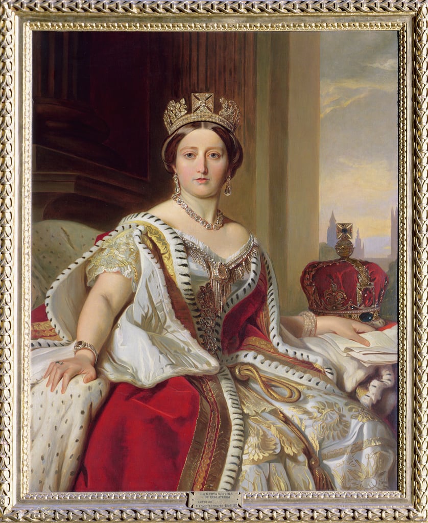 Porträt von Königin Victoria (1819-1901) 1859 - Victoria Van Het Verenigd Koninkrijk Kleinkinderen