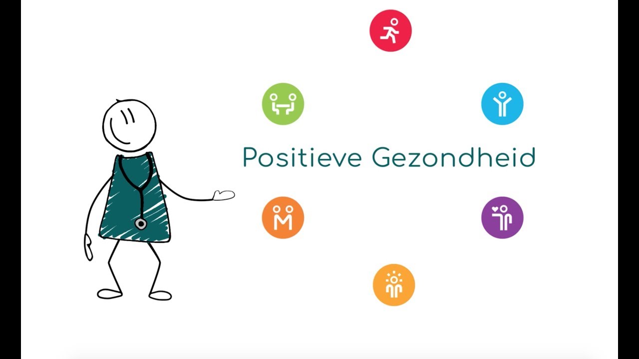 Het Spinnenweb Van Positieve Gezondheid