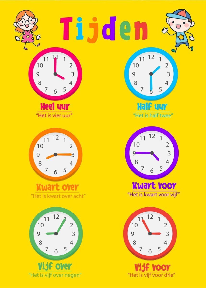 Half 7 Digitale Tijd Ochtend