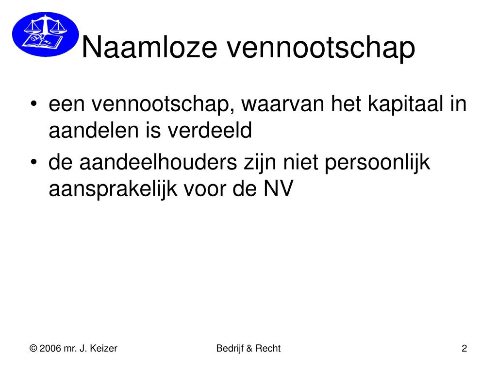 PPT - 5. Naamloze vennootschap PowerPoint Presentation, free download - Verschil Besloten Vennootschap En Naamloze Vennootschap