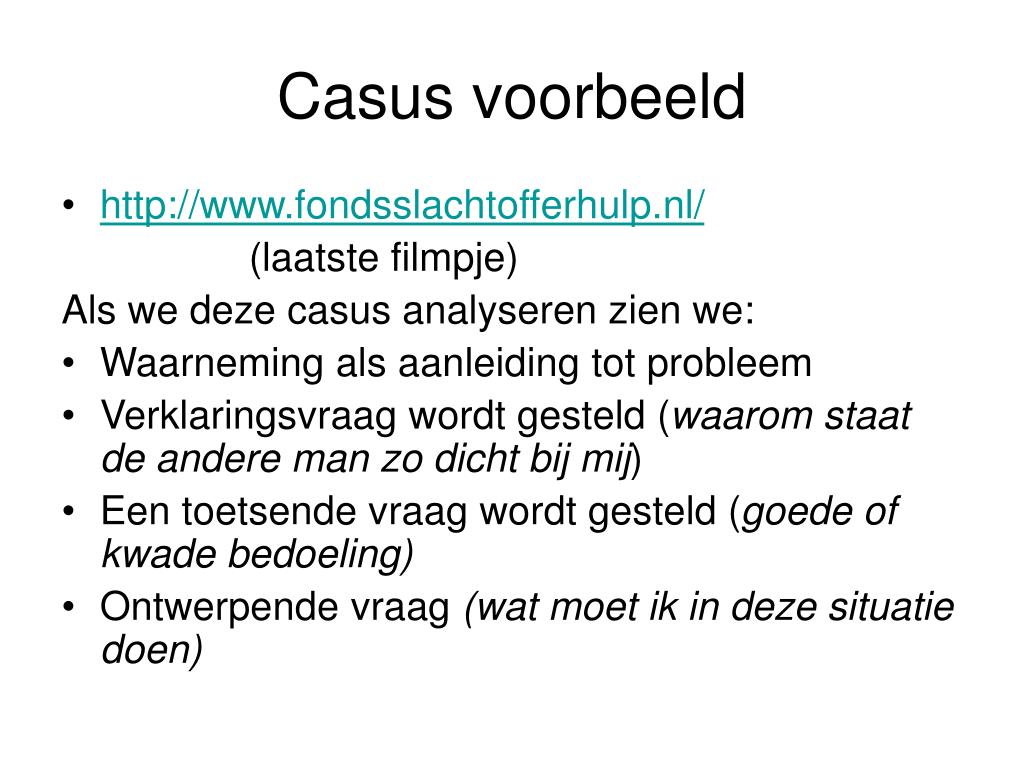 Hoe Schrijf Je Een Casus