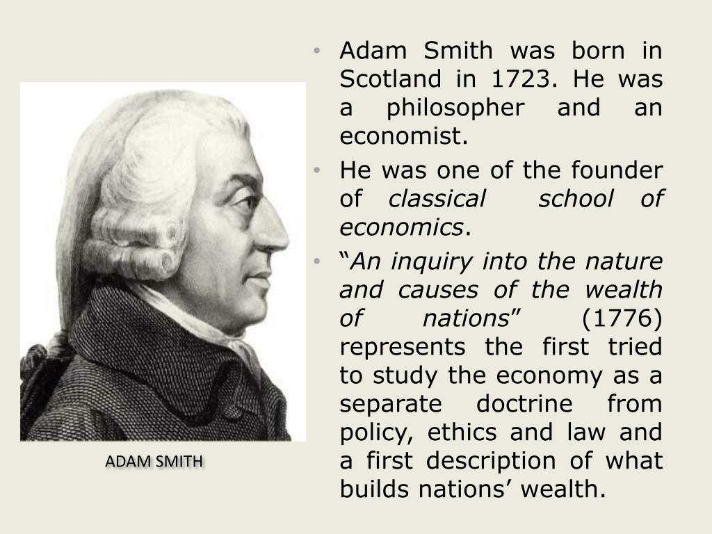 PPT - ADAM SMITH and THE INVISIBLE HAND PowerPoint Presentation, free - Adam Smith And The Invisible Hand