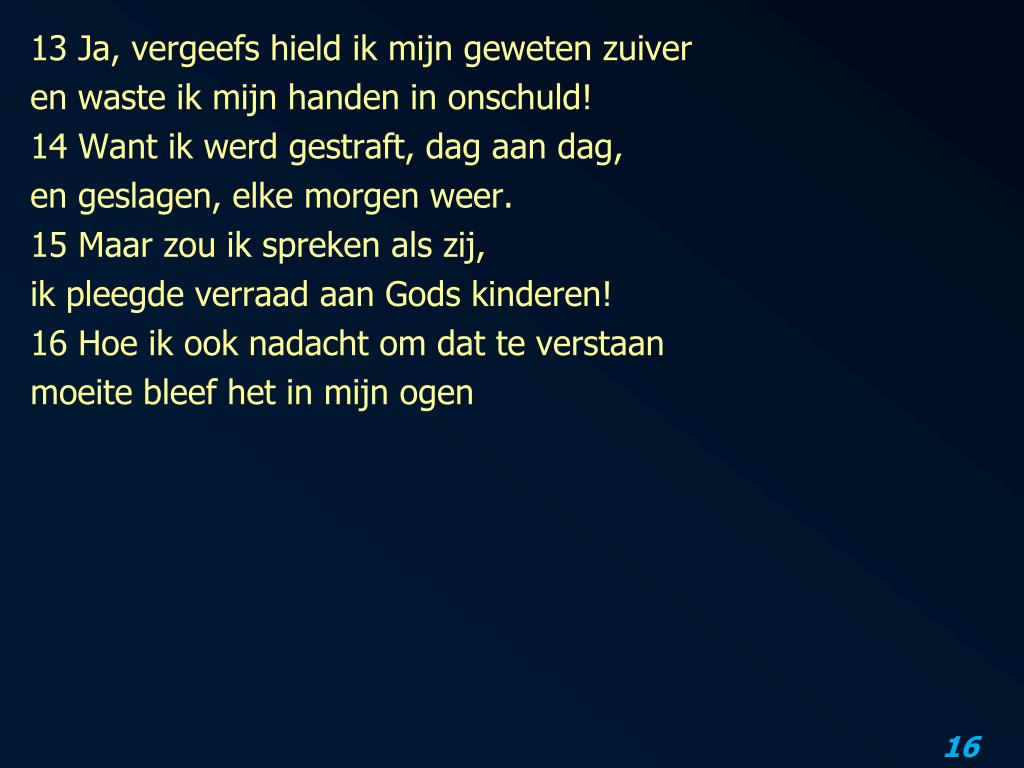 PPT - Als ik, omringd door tegenspoed, Bezwijken moet, Schenkt Gij mij - Als Ik Omringd Door Tegenspoed