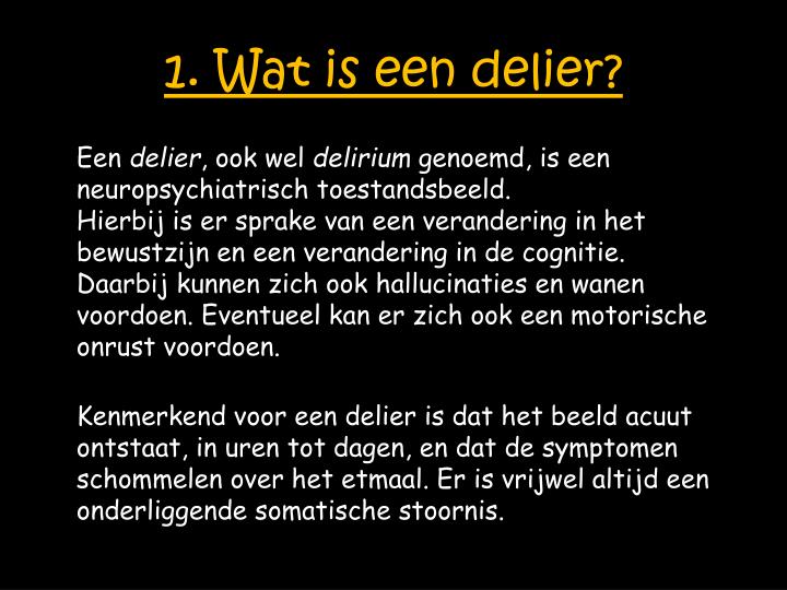 PPT - Delier PowerPoint Presentation - ID:3240108 - Wat Is Een Stil Delier