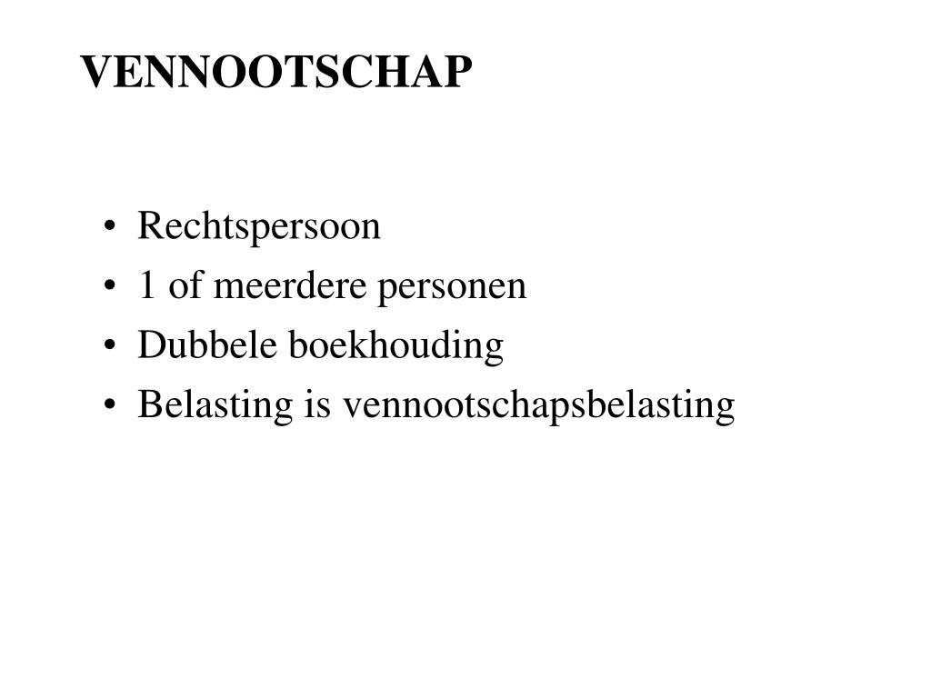 PPT - EENMANSZAAK PowerPoint Presentation, free download - ID:5711650 - Eenmanszaak Rechtspersoon Of Natuurlijk Persoon