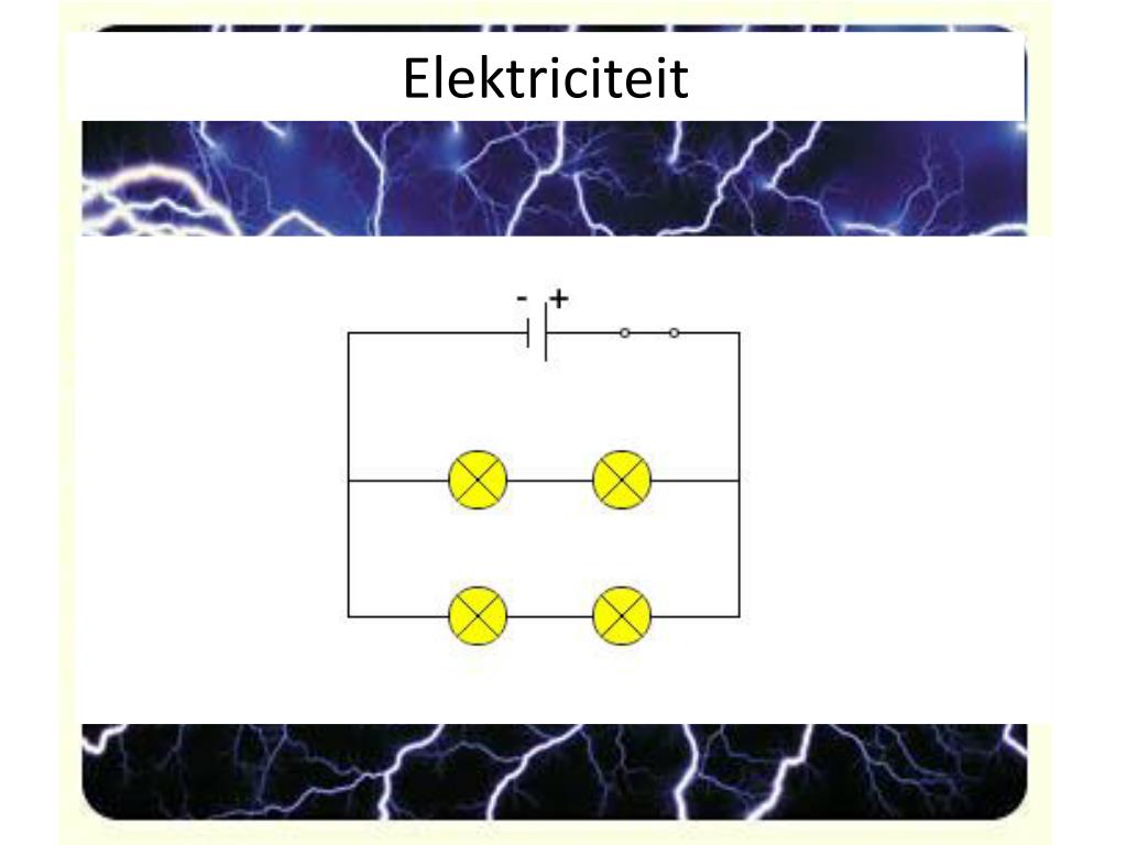 PPT - Elektriciteit PowerPoint Presentation, free download - ID:2167219 - Gaan Elektronen Van Min Naar Plus