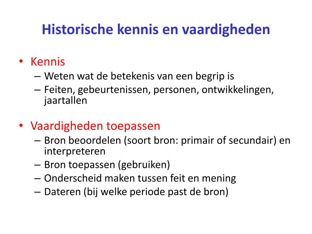 PPT - Geschiedenis havo 4 - een introductie PowerPoint Presentation - Gemiddelde N Term Geschiedenis Havo