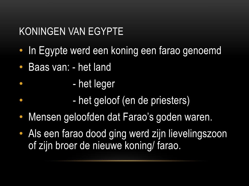 Hoe Werd Een Koning In Het Oude Egypte Genoemd