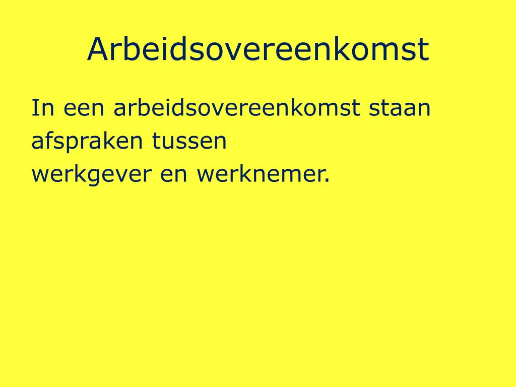 PPT - Hoofdstuk 4 Waarom werken? PowerPoint Presentation, free download - Wat Mag Er Niet In Een Arbeidsovereenkomst Staan