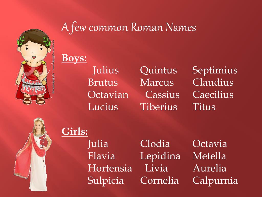 PPT - Roman Names PowerPoint Presentation, free download - ID:2241805 - Romeinse Naam Voor Utrecht 9 Letters