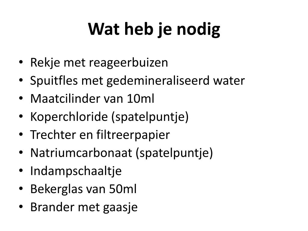 Wat Voor Schrift Heb Je Nodig Voor Scheikunde