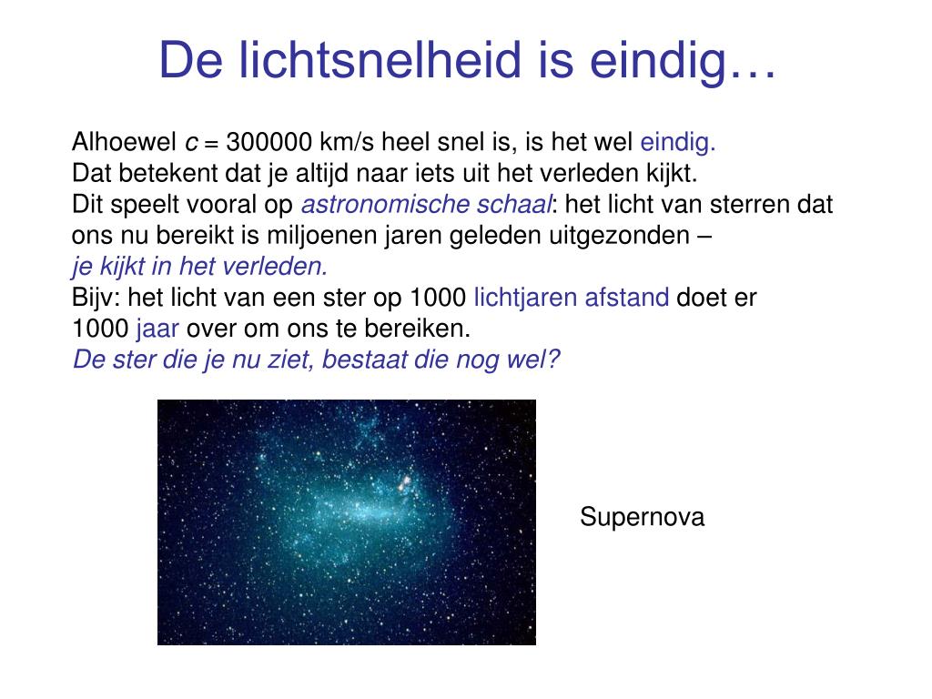 PPT - Speciale Relativiteitstheorie Taco D. Visser PowerPoint - Hoe Snel Gaat Het Licht