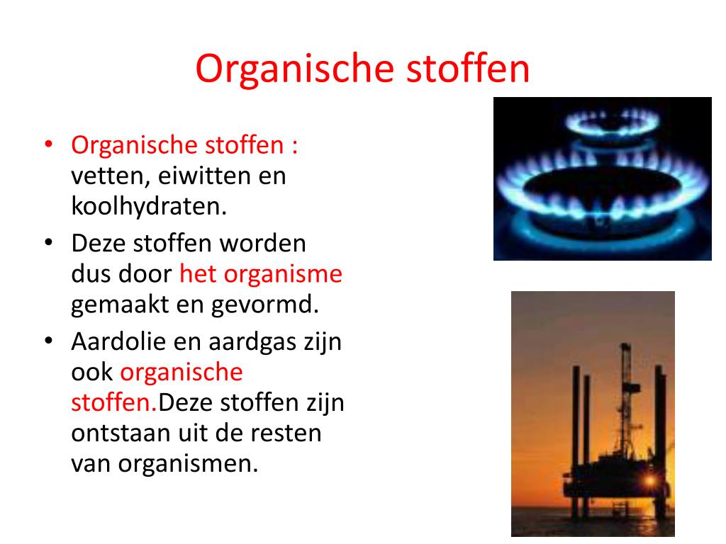 Verschil Organische En Anorganische Stoffen