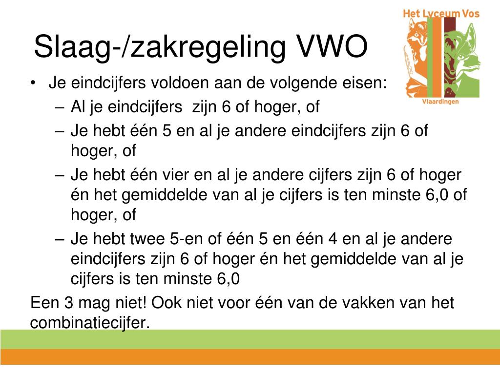 PPT - Voorlichtingsavond VWO 5 PowerPoint Presentation, free download - Hoe Slaag Je Cumlaude Vwo