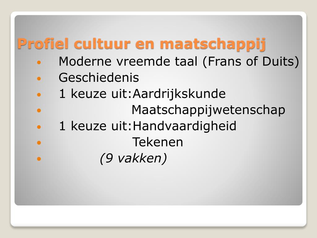 PPT - Welkom PowerPoint Presentation, free download - ID:6345625 - Welke Vakken Zitten Er In Cultuur En Maatschappij