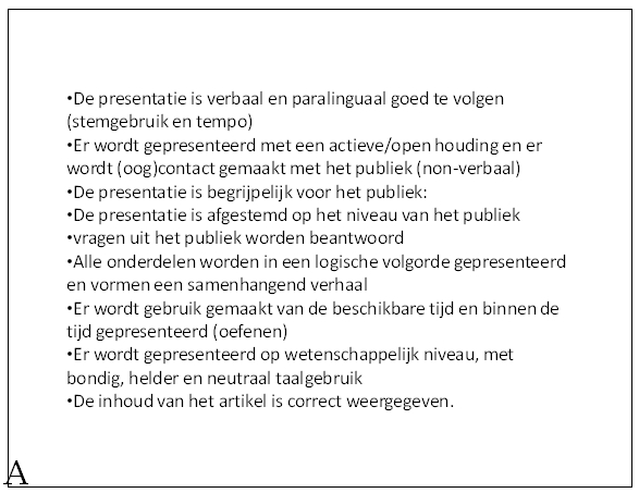 Practicum Academische Vaardigheden - Bespelen Van Het Publiek Voorbeeld