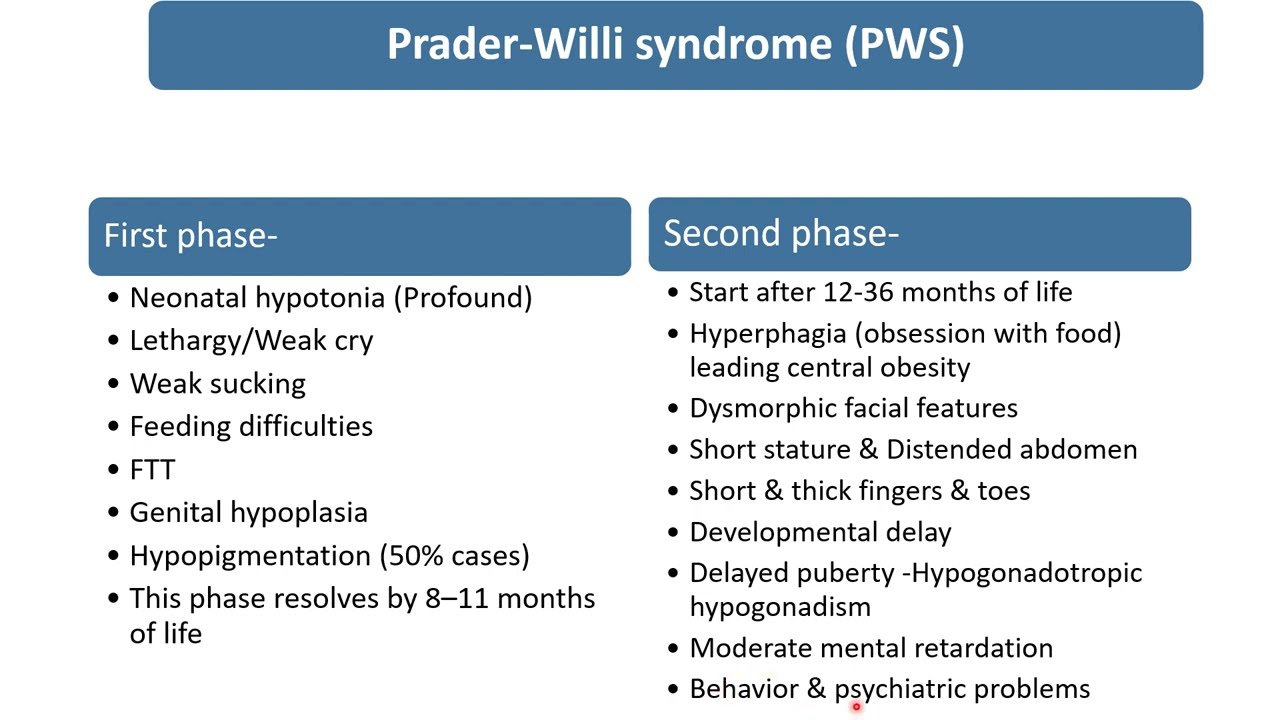 Prader-Willi Syndrome || Spot Diagnosis - 19 || Pediatrics - YouTube - Syndroom Van Prader Willi Kenmerken