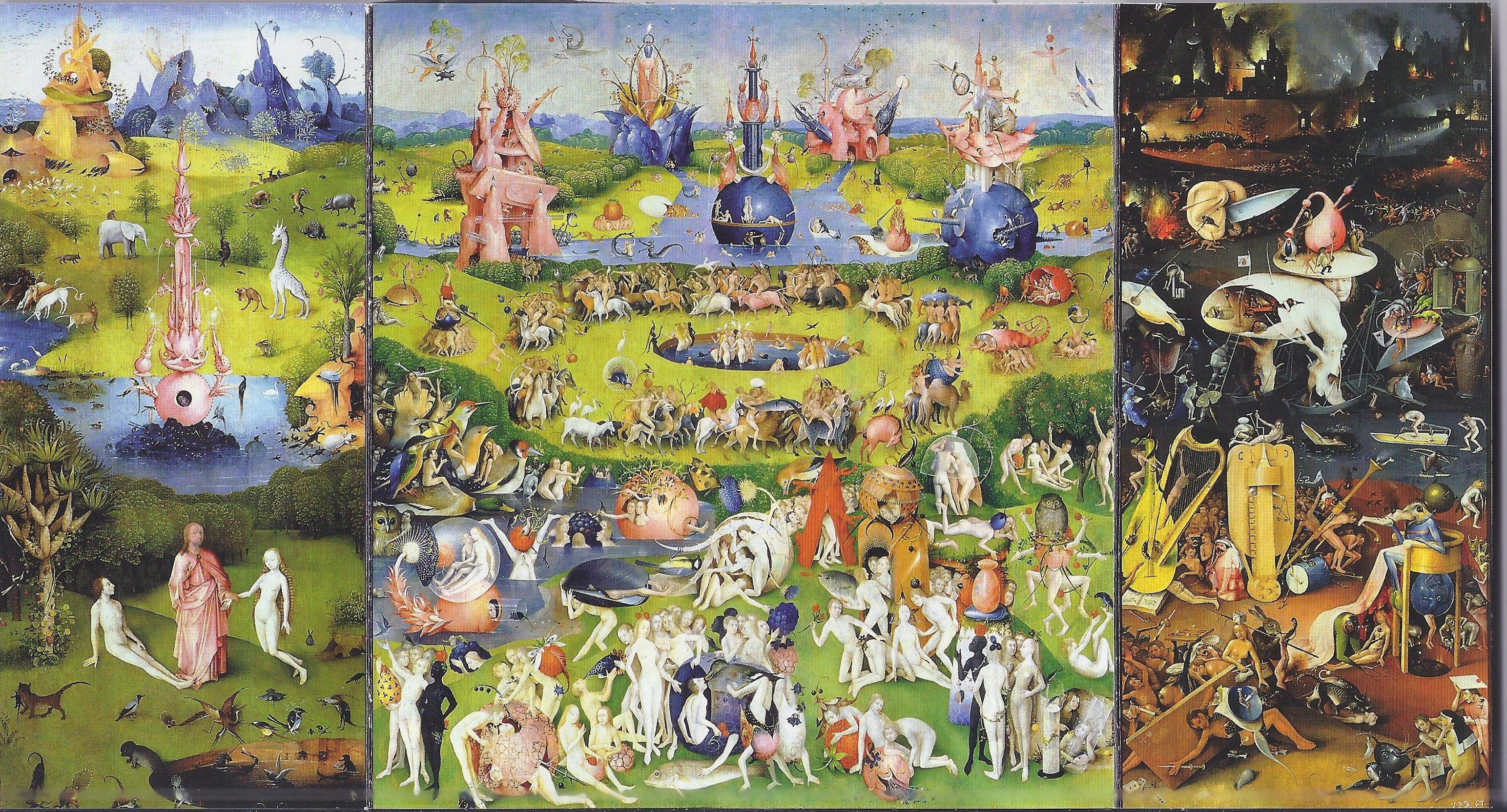 Prado Musem | Garden of earthly delights, Posters art prints - Jheronimus Bosch Tuin Der Lusten