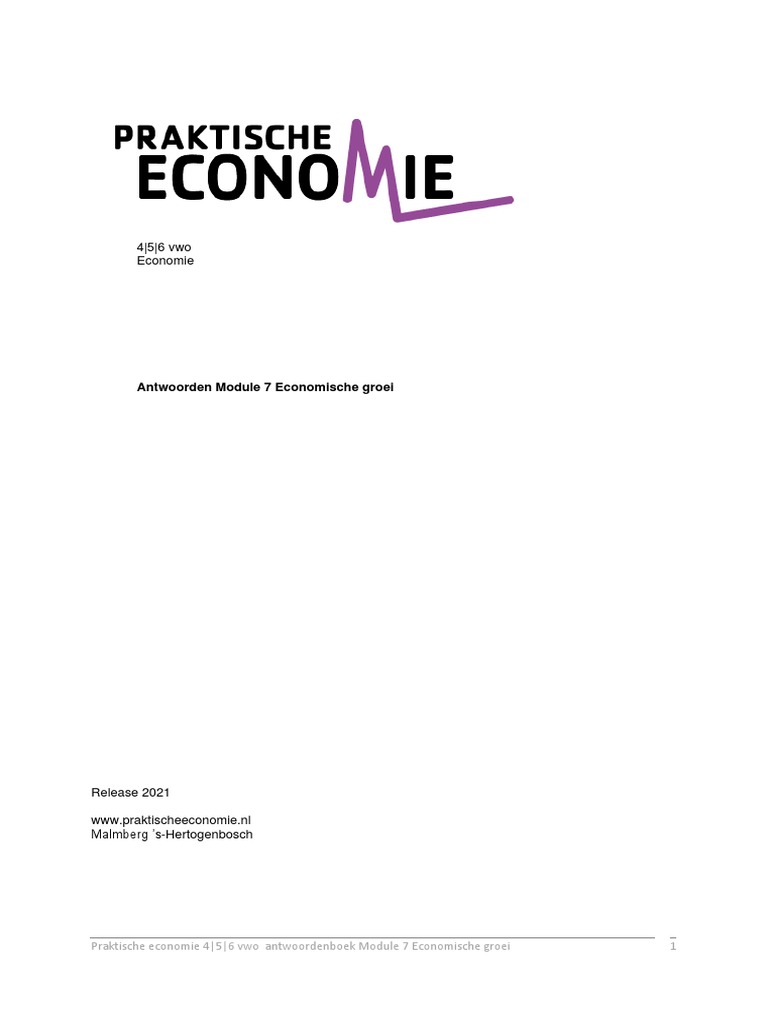 Praktische Economie Antwoorden Vwo 3