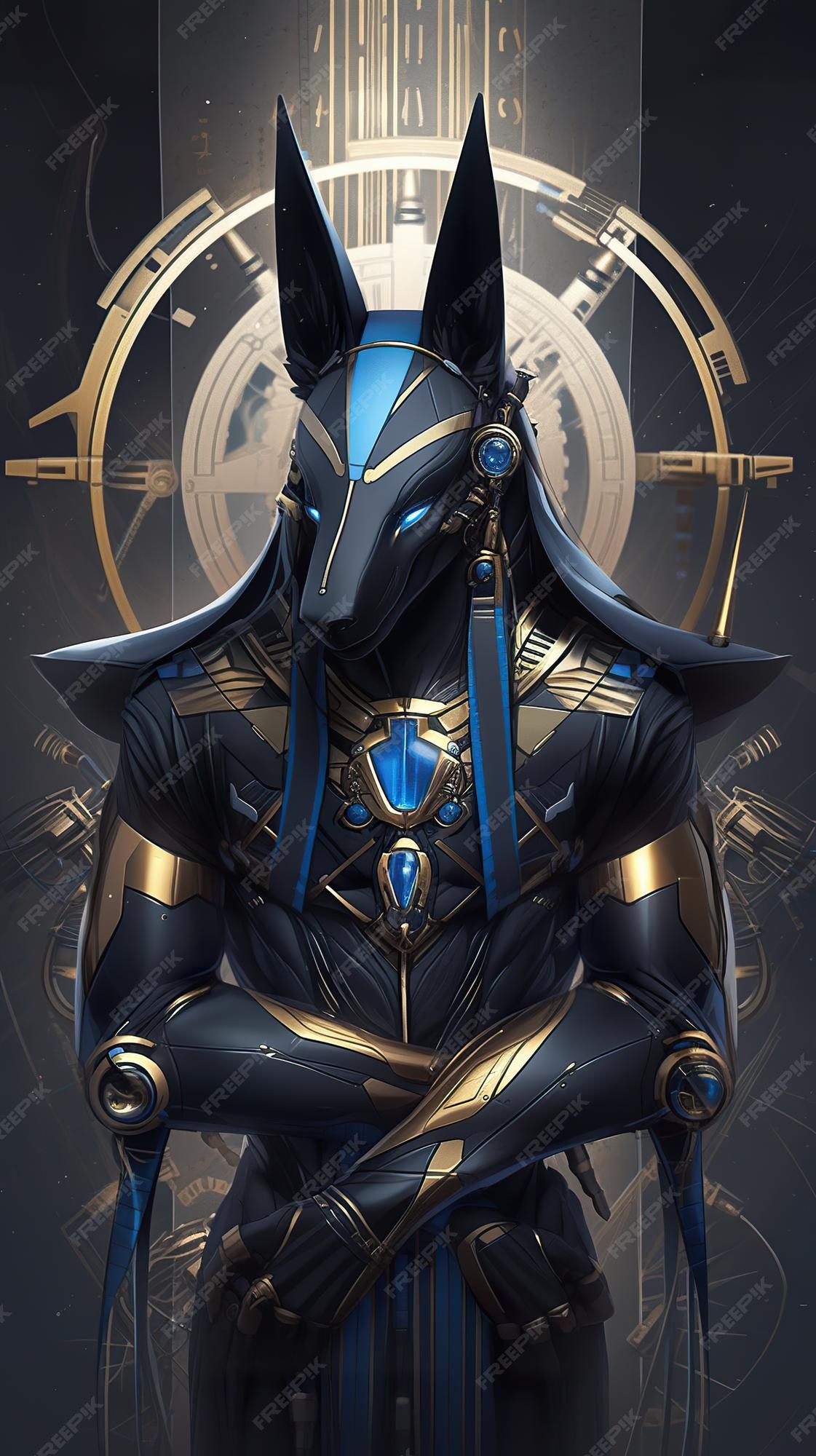 Premium Photo | Anubis the egyptian god of the underworld Generative AI - Anubis De Vijf Van Het Magische Zwaard