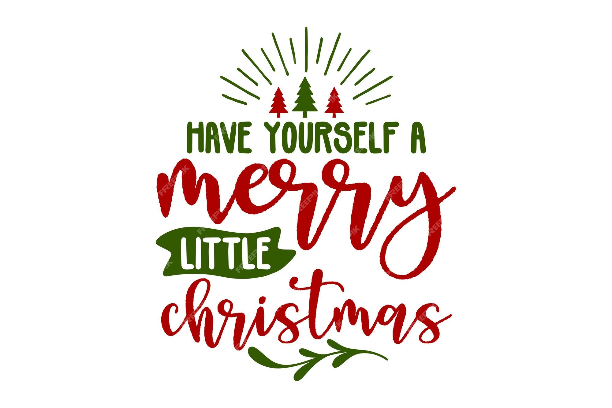 Premium Vector | Have yourself a merry little christmas SVG - Have Yourself A Merry Little Christmas