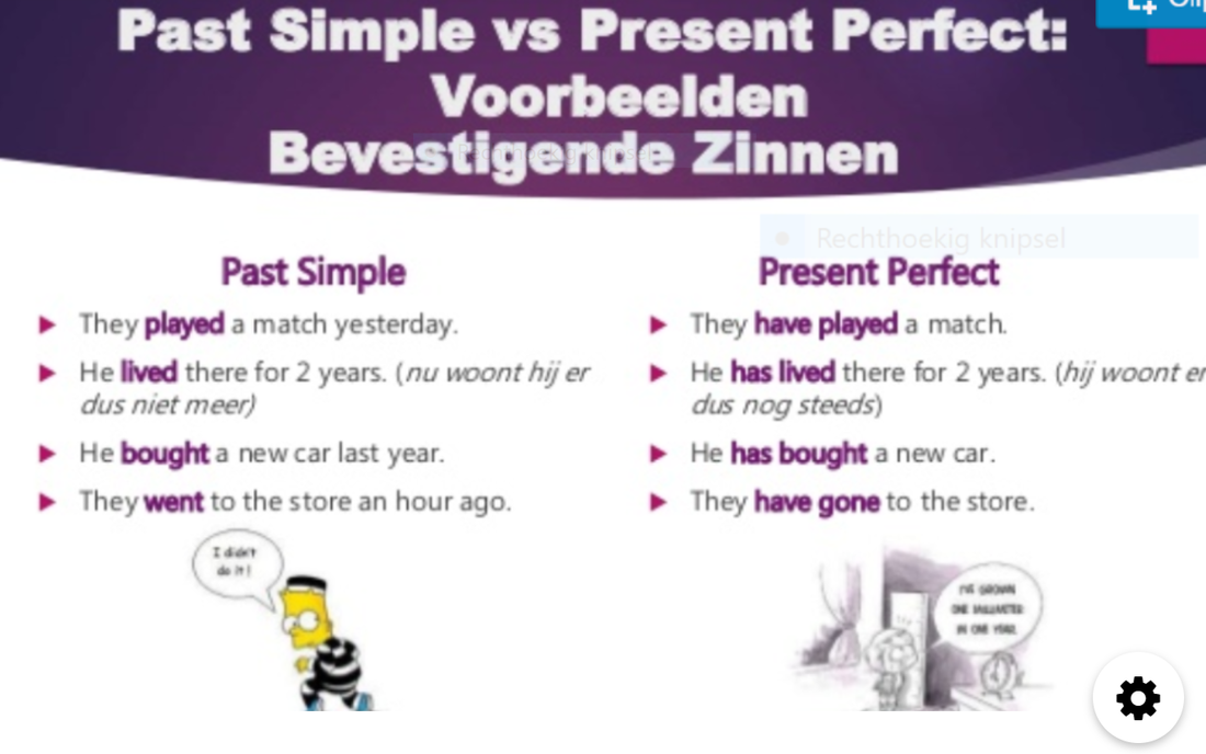 Present Simple En Present Continuous Oefenen - Present Perfect En Past Simple Oefenen