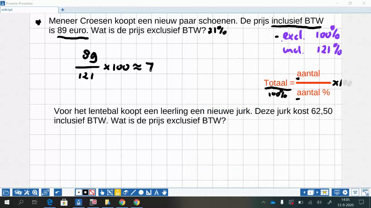 prijs exclusief BTW uitrekenen - YouTube - Van Incl Btw Naar Excl Btw