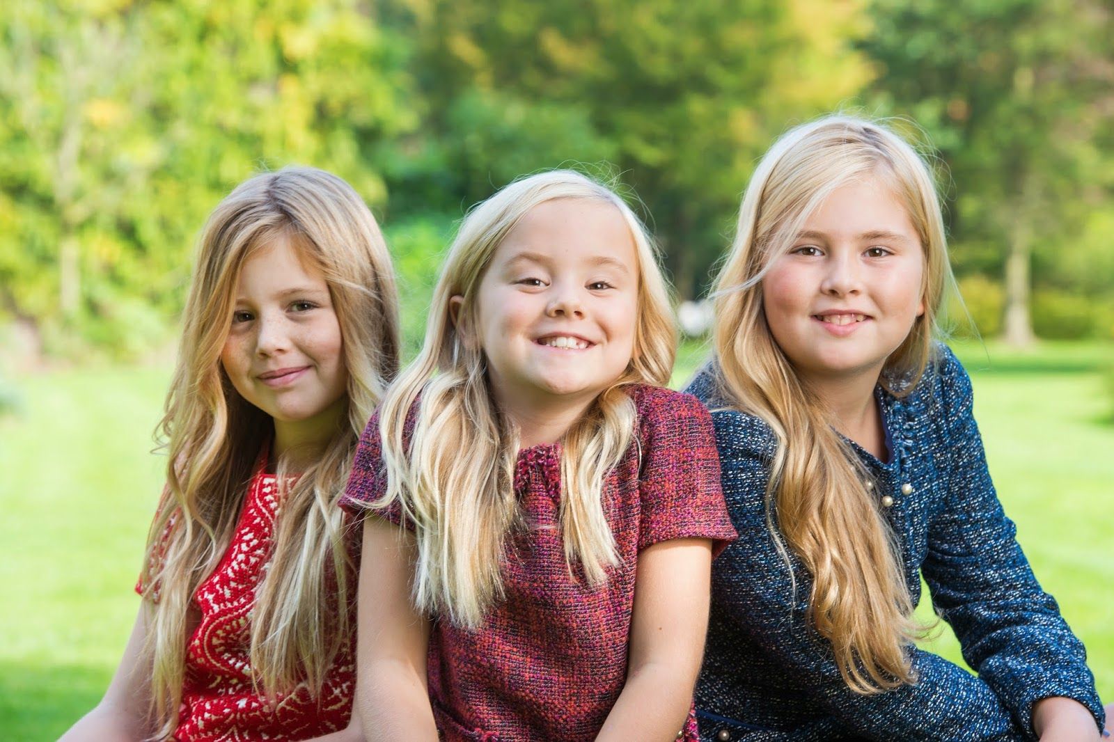 Princess Alexia, Princess Catharina-Amalia and Princess Ariane of The - Hoe Oud Zijn De Prinsessen Van Nederland