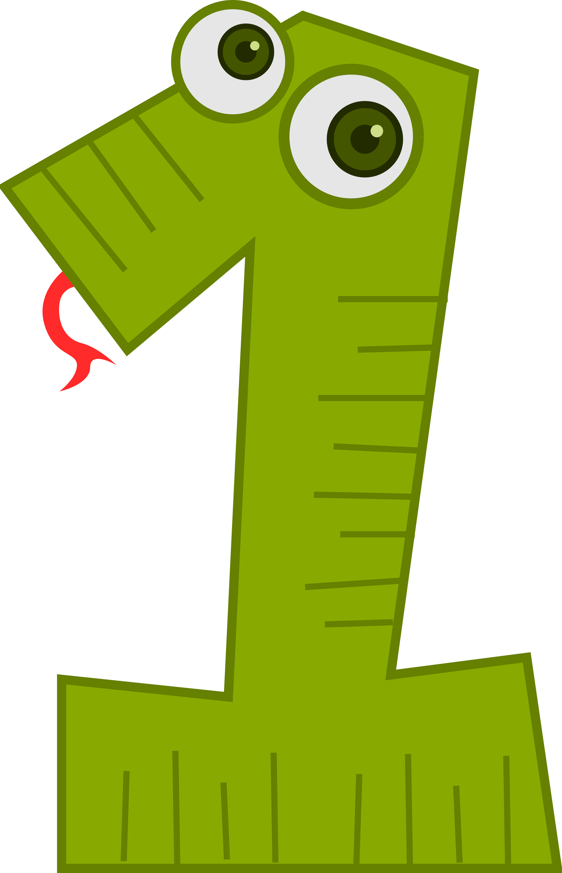 Printable Number 1 Pictures | Activity Shelter - 1 Van De 7 Wereldwonderen