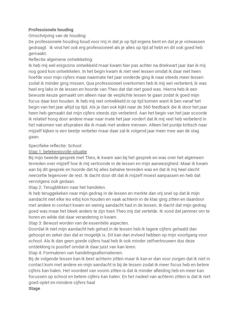 Professionele Houding | PDF - Een Onderzoekende Houding In Bedrijf