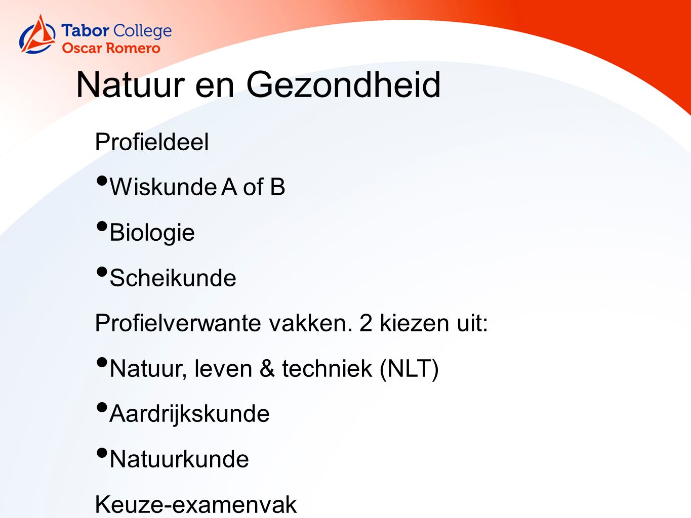 Natuur En Gezondheid Vakken Havo
