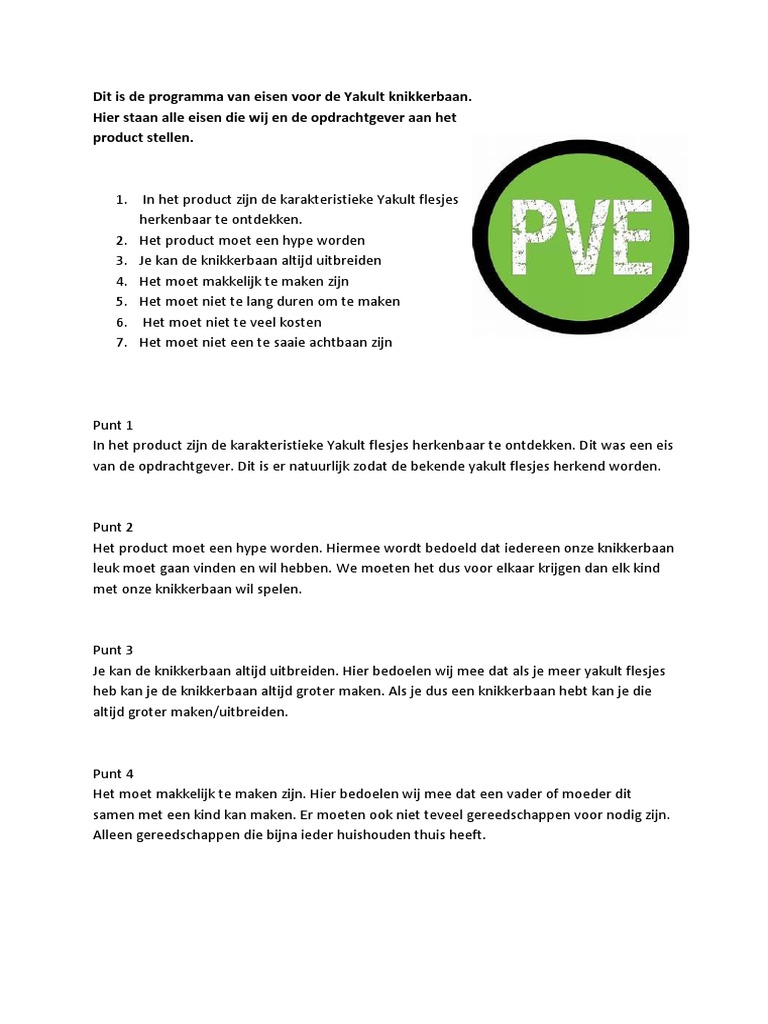 Programma Van Eisen | PDF - Programma Van Eisen Voorbeeld Bouw