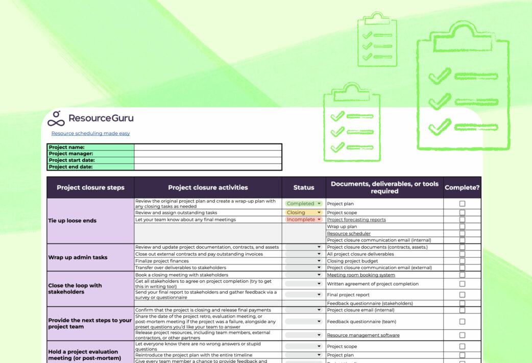 Project closure checklist (+ free template) - Wat Moet Er In Een Conclusie